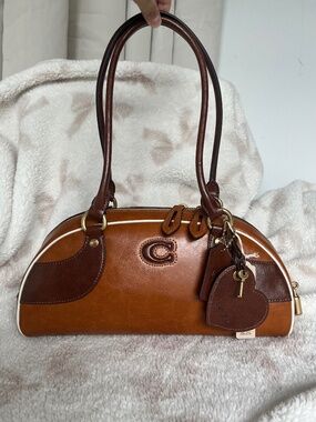 Coach Bowling Bag in Brown